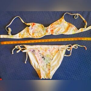 Xhilaration tie dye string bikini large